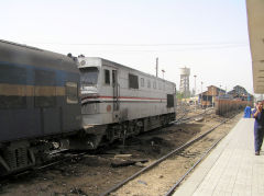 
ENR, Egyptian national Railways, No 3208 at Luxor Station, June 2010